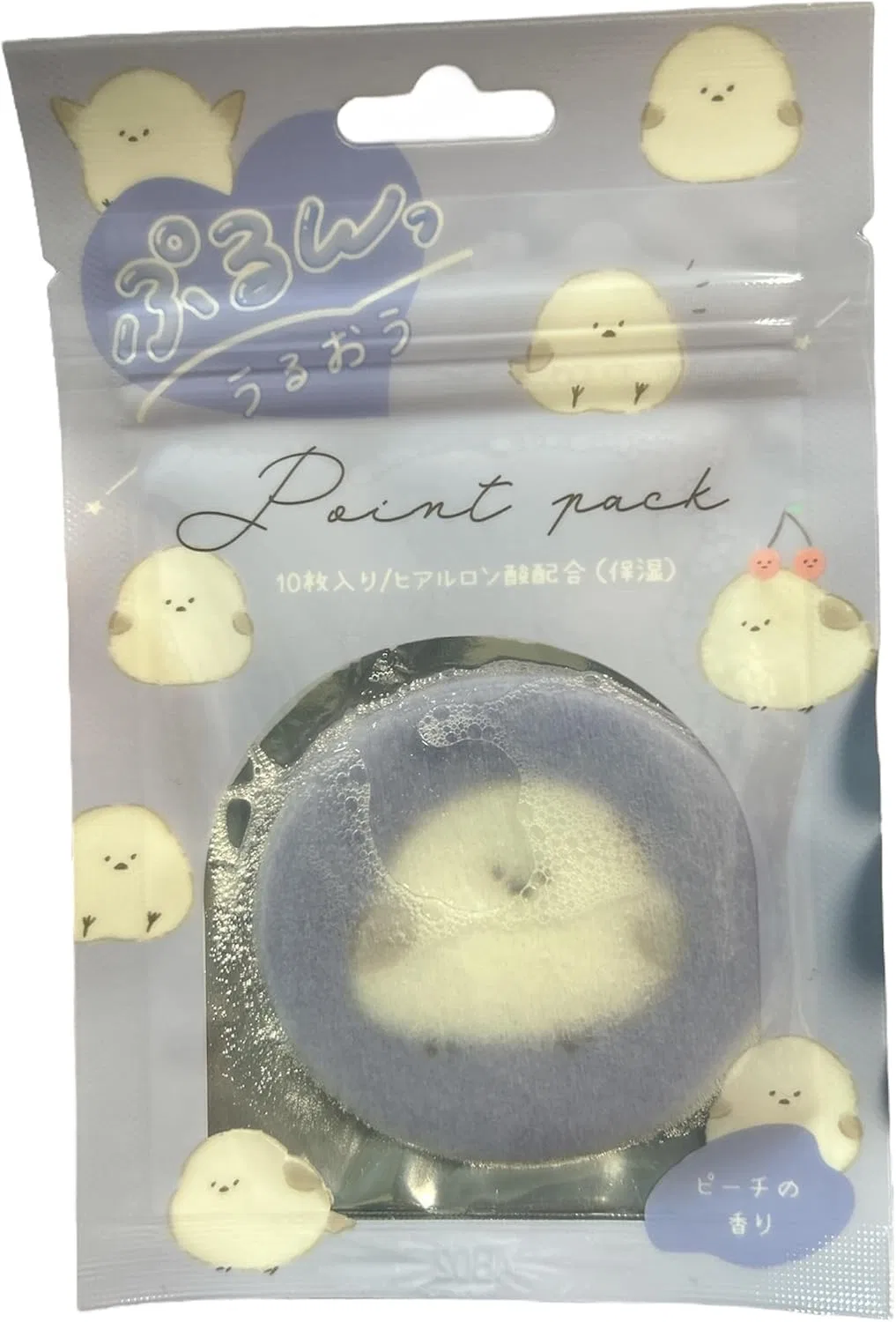 Тканевая маска — Purunkuruo POINTMUSK Face Pack, , персик