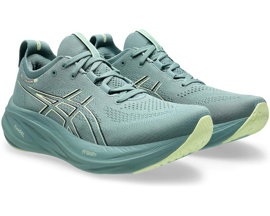 

Кроссовки ASICS GEL-Nimbus 26, цвет Celadon/Light Celadon, Серый, Кроссовки ASICS GEL-Nimbus 26, цвет Celadon/Light Celadon