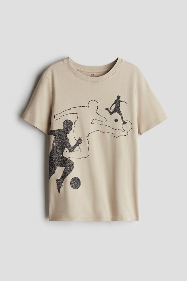 

Футболка с принтом H&M, коричневый