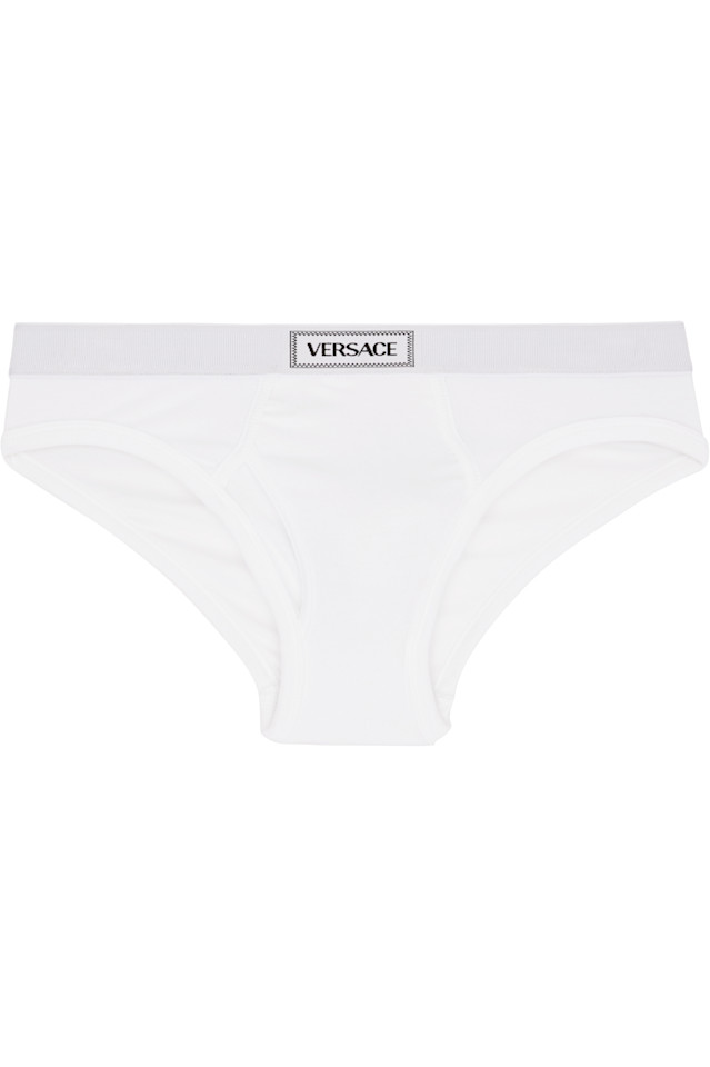 

90S винтажные трусы с логотипом Versace, белый