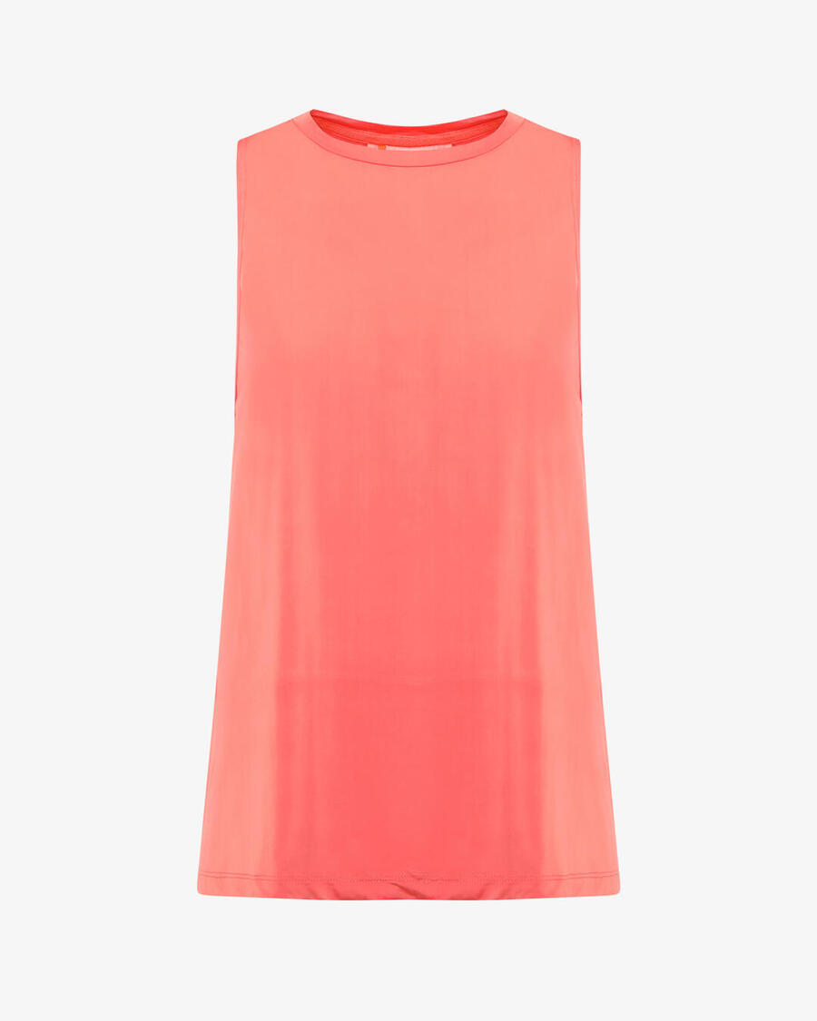 

JAKED Женская синтетическая майка для фитнеса кораллового цвета