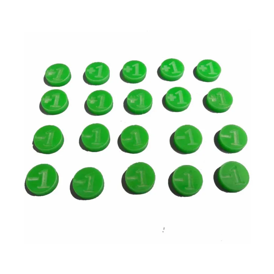 

Жетоны +1/-1 — зеленый, Tokens & Templates (TT Combat)