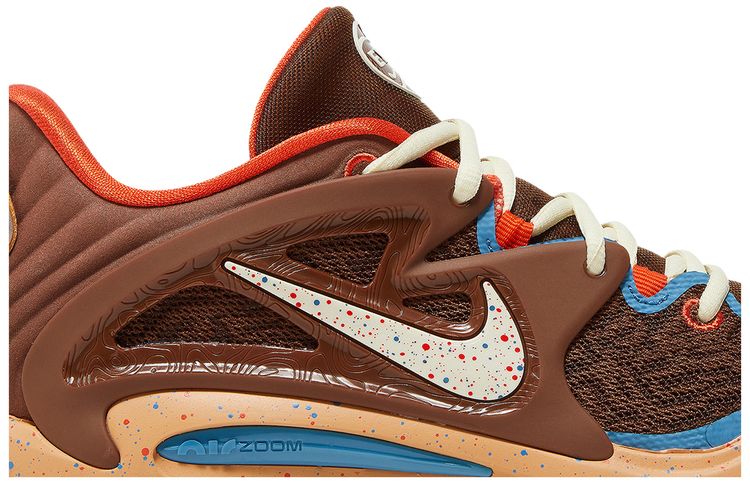 Кроссовки Nike KD 15 'EYBL', коричневый — фото 2