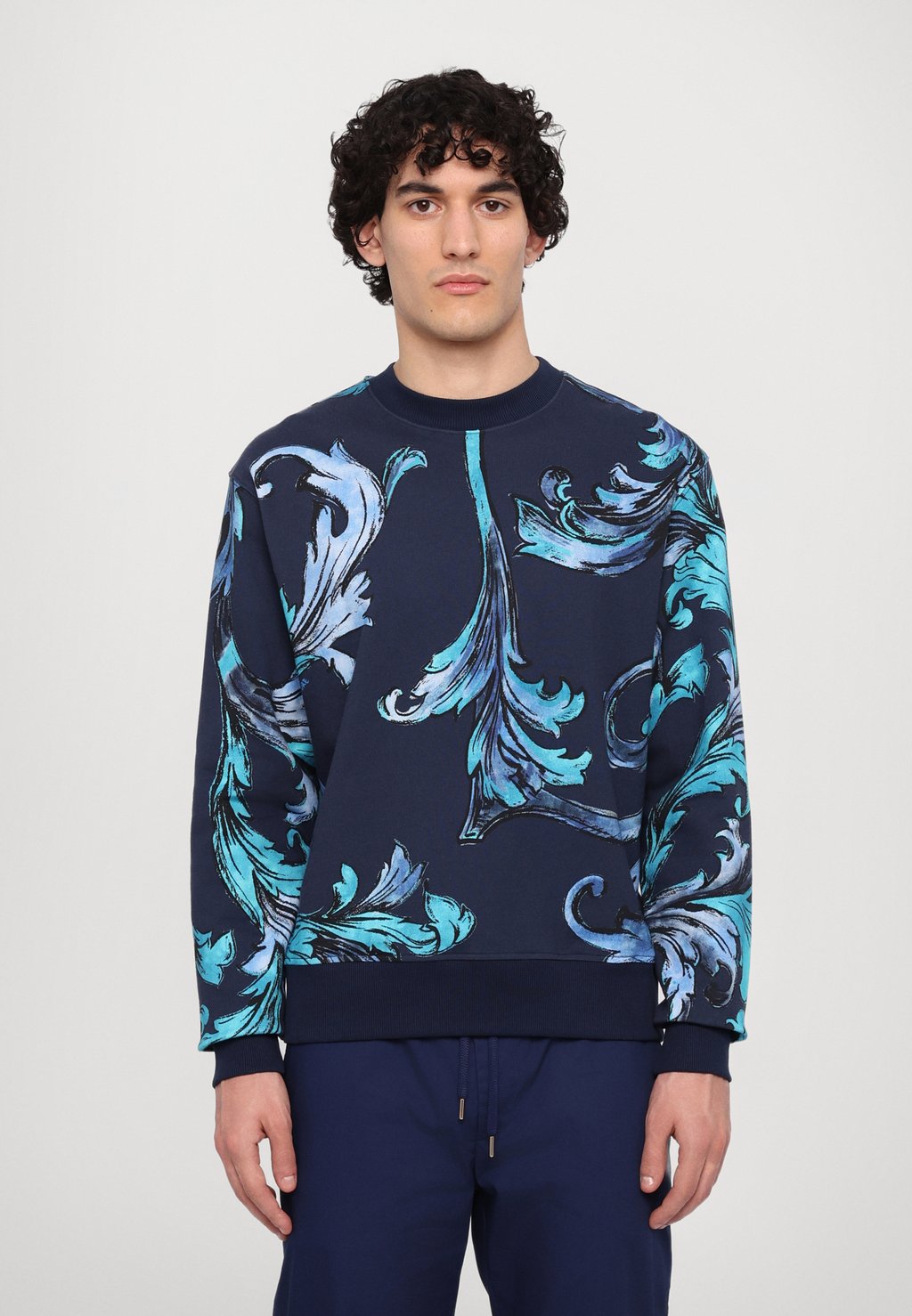 

Толстовка BAR OUTLINE MACRO Versace Jeans Couture, синий
