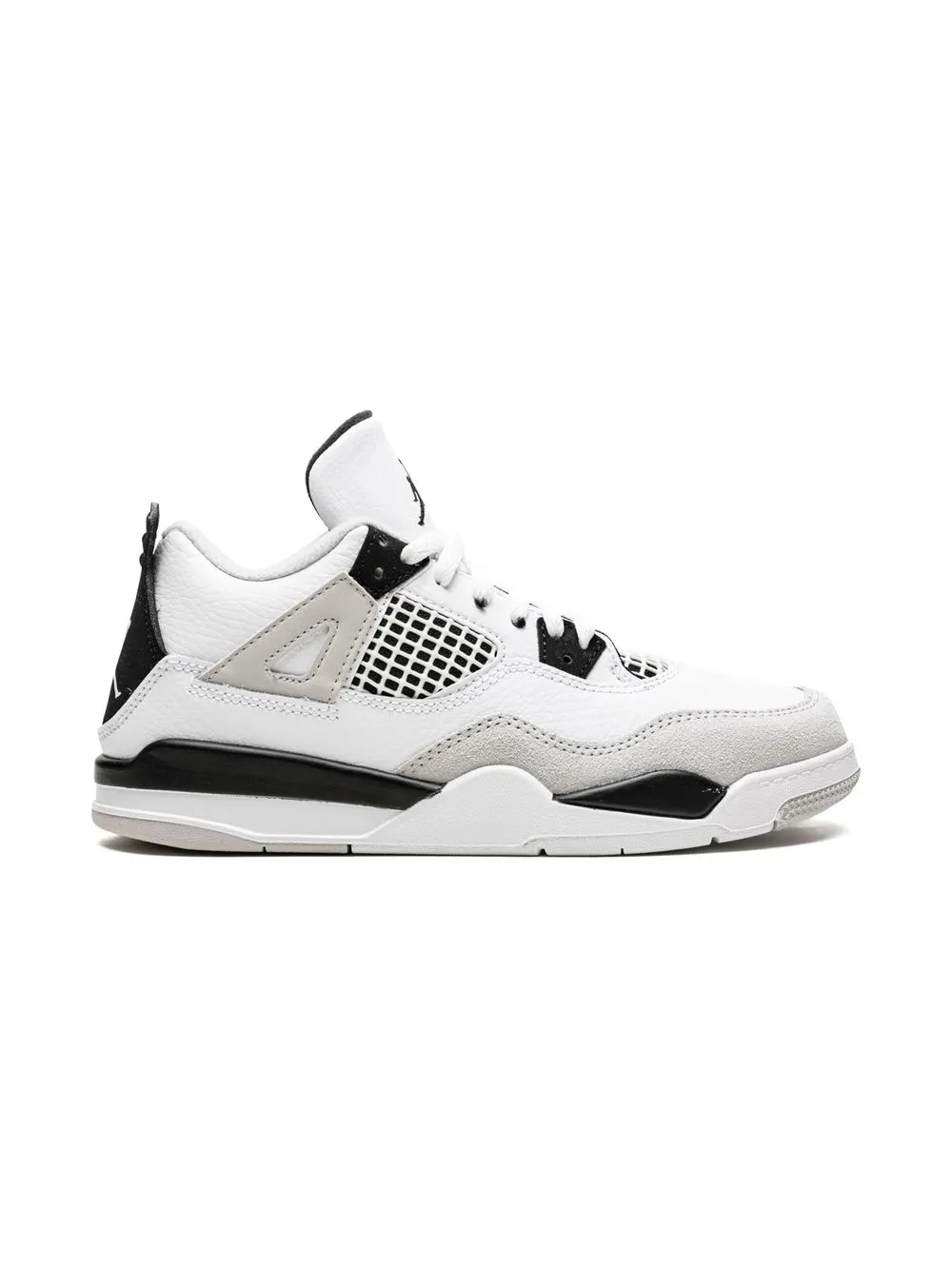 Кроссовки Air Jordan 4 Retro Military Black Jordan Kids, белый — фото 2
