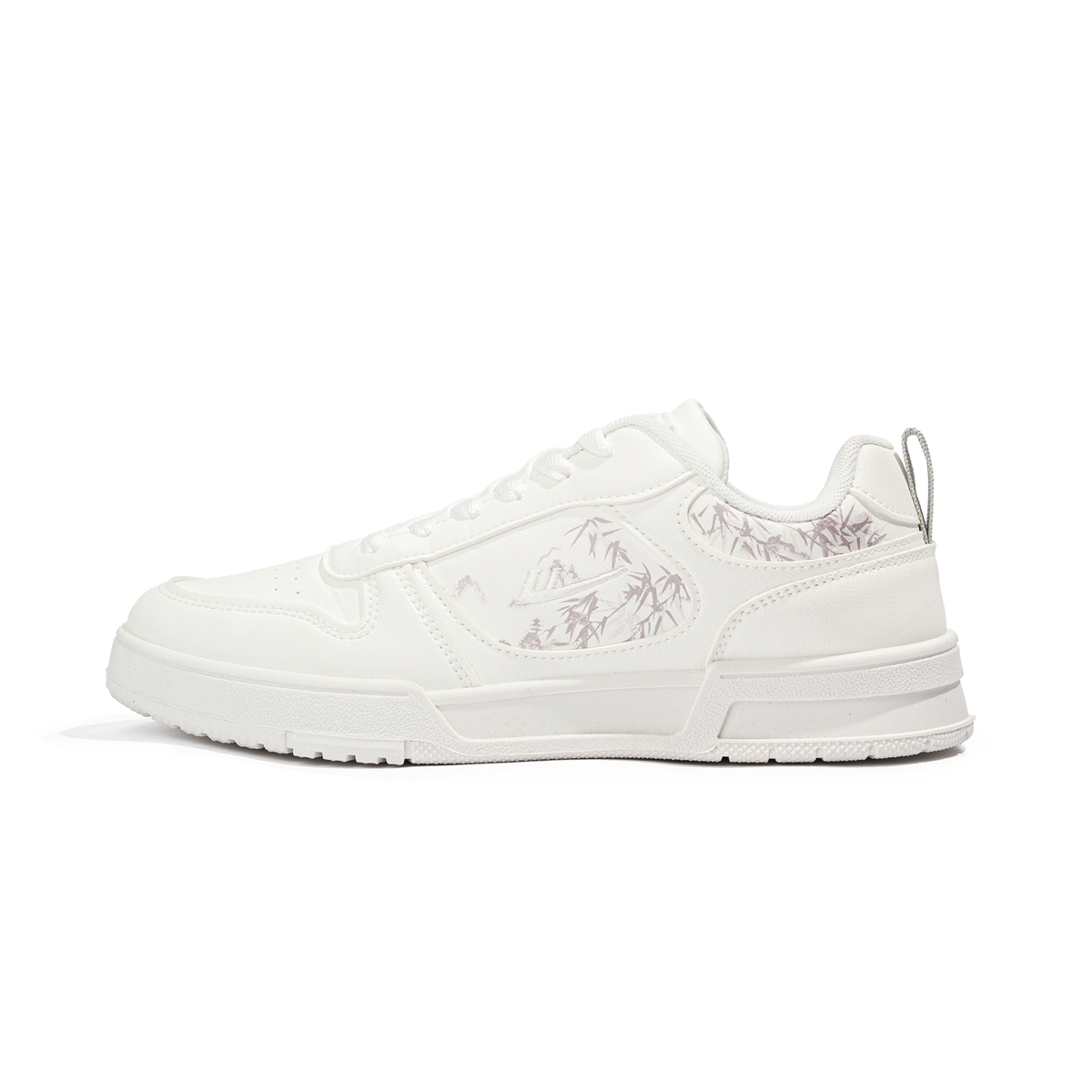 

Мужские низкие скейтборд-кроссовки Abrasion Resistant, легкие и дышащие WARRIOR, белый серый