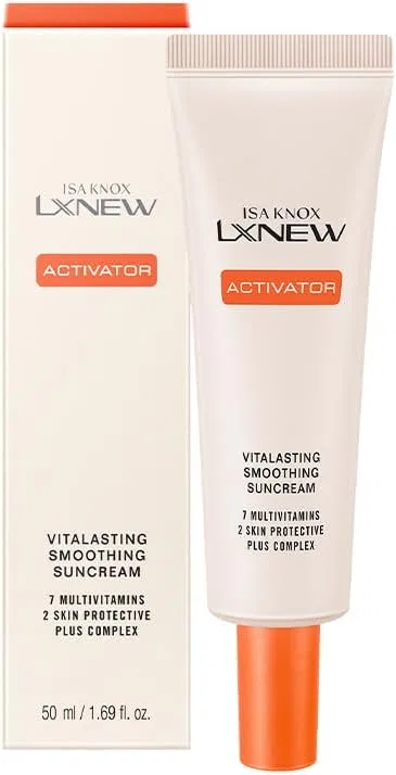 Солнцезащитный крем для лица Isa Knox LXNEW Vitalasting Smoothing Sun, 50 мл