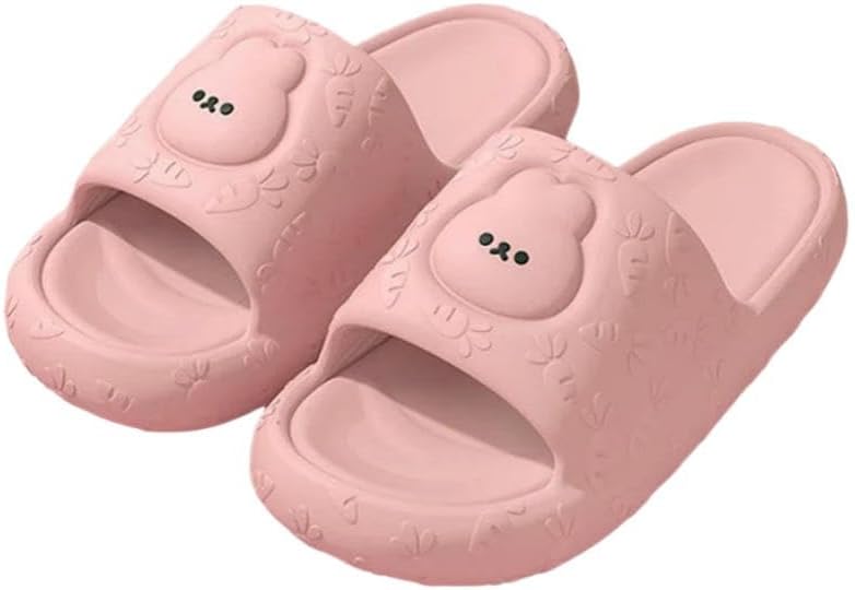 

Домашние тапочки DMMWCX для ванной комнаты, тихие, для улицы, износостойкие, противоскользящие, парные, мужские, розовый