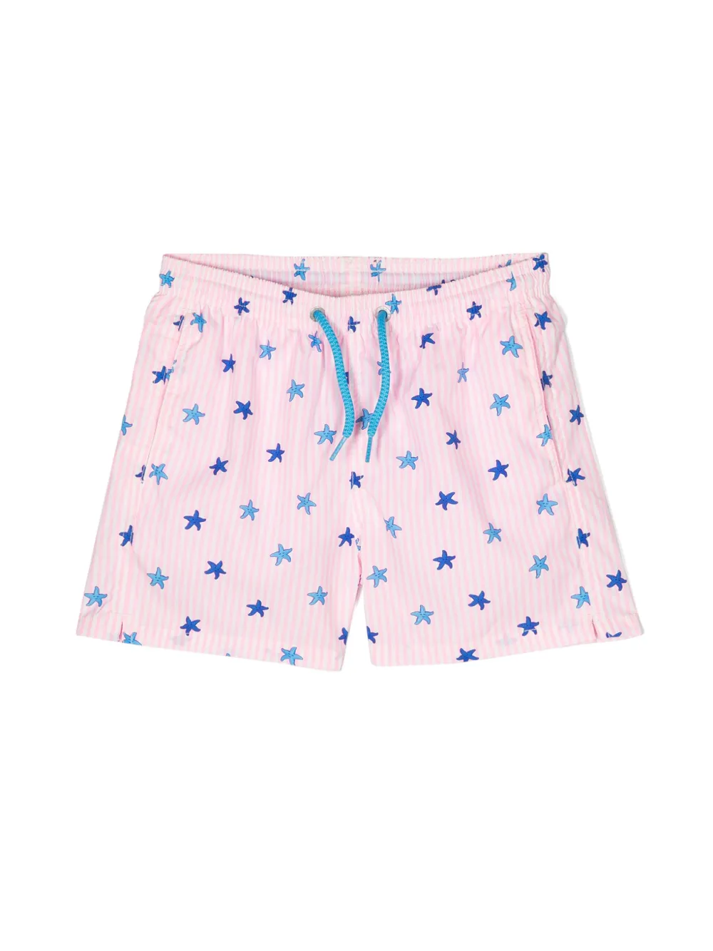 

Плавки-шорты в полоску MC2 Saint Barth Kids, розовый