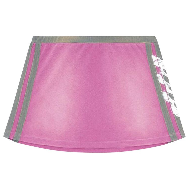 

Юбка Diesel O-Uncut-Stripe Sun-Faded Mini Skirt Berry/Red, розовый