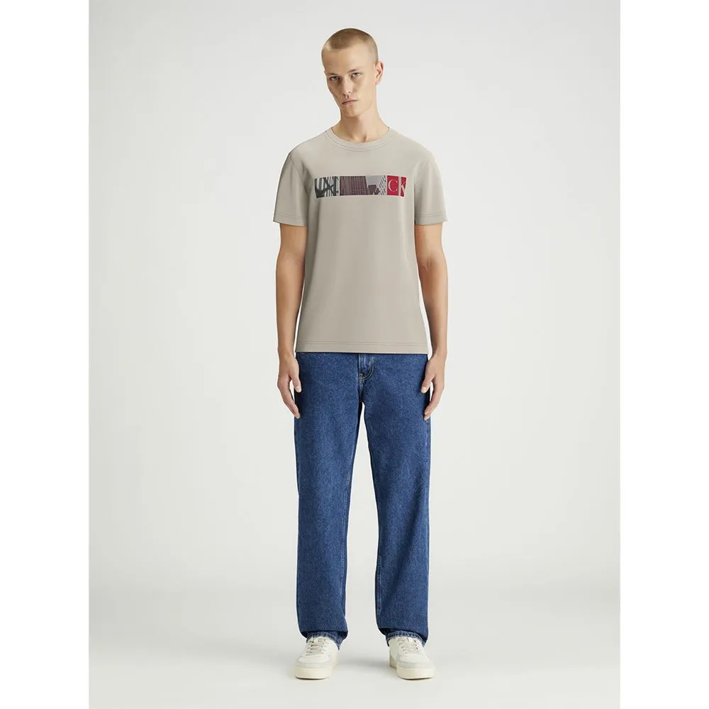 

Футболка Calvin Klein Jeans City Blo, бежевый