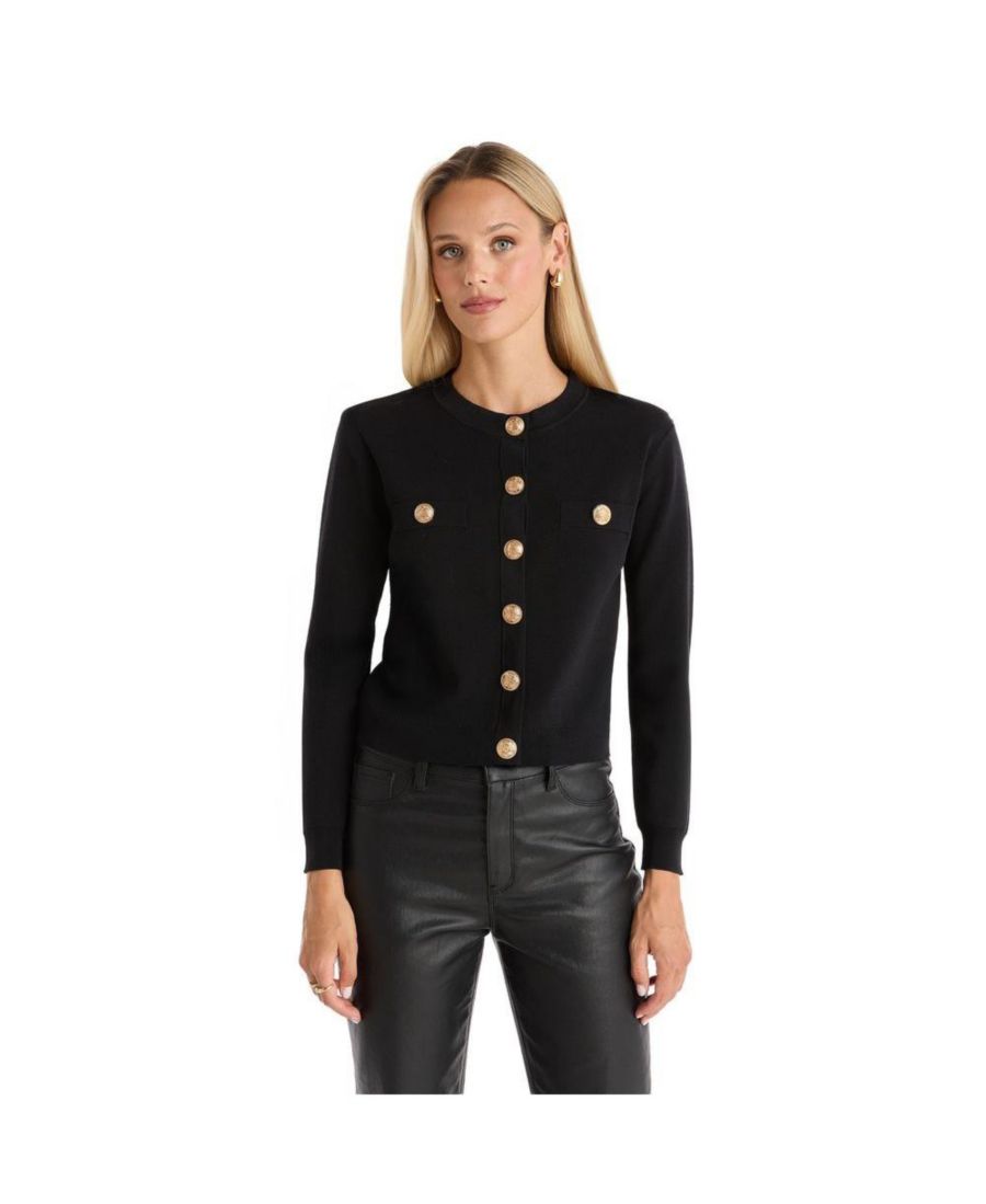 

Женский вязаный кардиган Loretta - черный The Noli Shop, Black