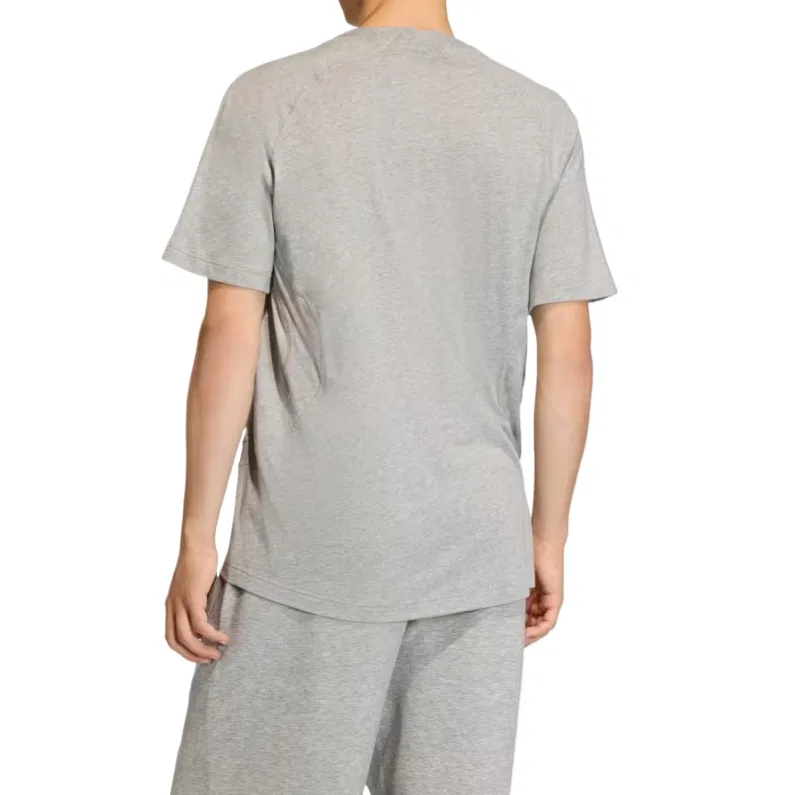 Футболка мужская Medium Gray Blend с круглым вырезом Adidas — фото 4