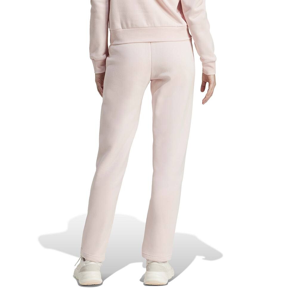 Женские удобные брюки с открытым низом adidas Essentials Small Logo Feel Adidas, цвет Medium Gray Heather — фото 2