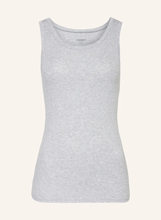 

Топ pure rib Schiesser, серый
