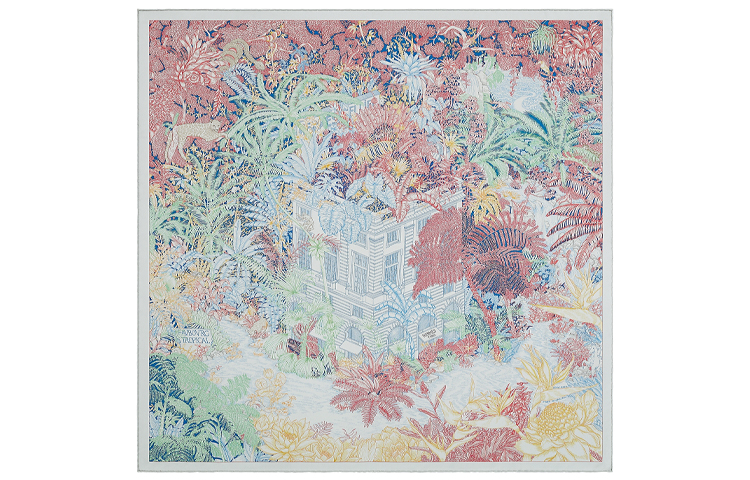 

HERMES Шёлковый шарф женский разноцветный, Mixed Color