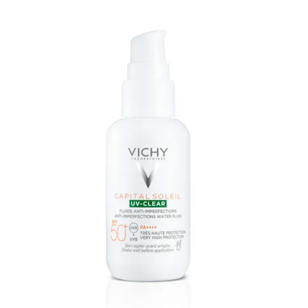 

Жидкость против прыщей Spf50 Uv- Clear Vichy, 40 ml