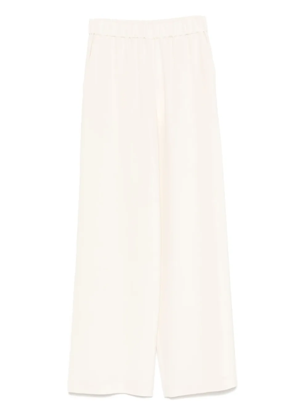 

Брюки с резинкой на талии MAX MARA, белый