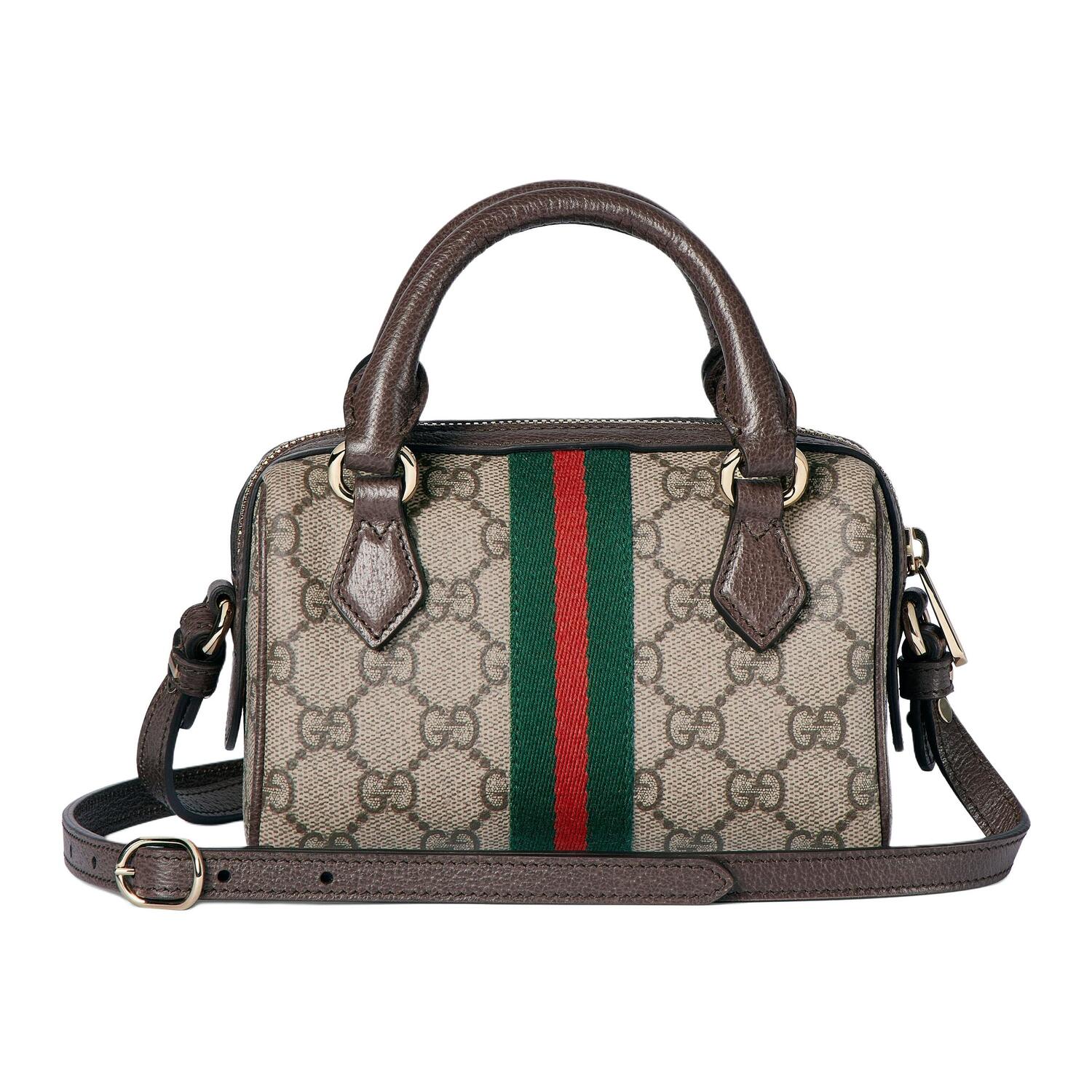 Мини-сумка Gucci Ophidia из канвы с принтом GG — фото 3
