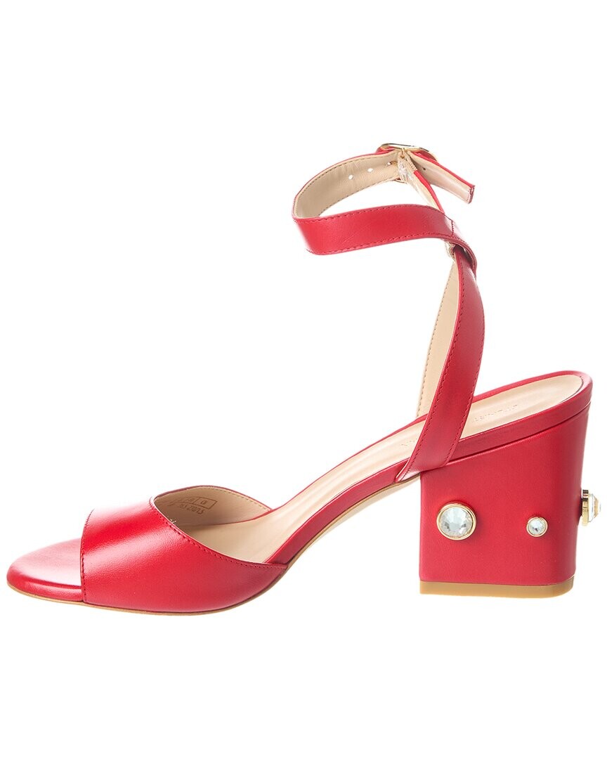 Кожаные сандалии Stuart Weitzman Allshine 75, красный