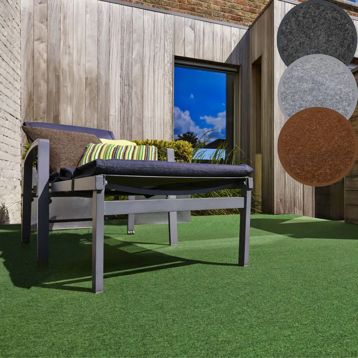 

Искусственный газон Andiamo "Эдинбург", прямоугольный, из фетра, с дренажными ручками, для балкона, террасы, зимнего сада 200х1000 см, зеленый