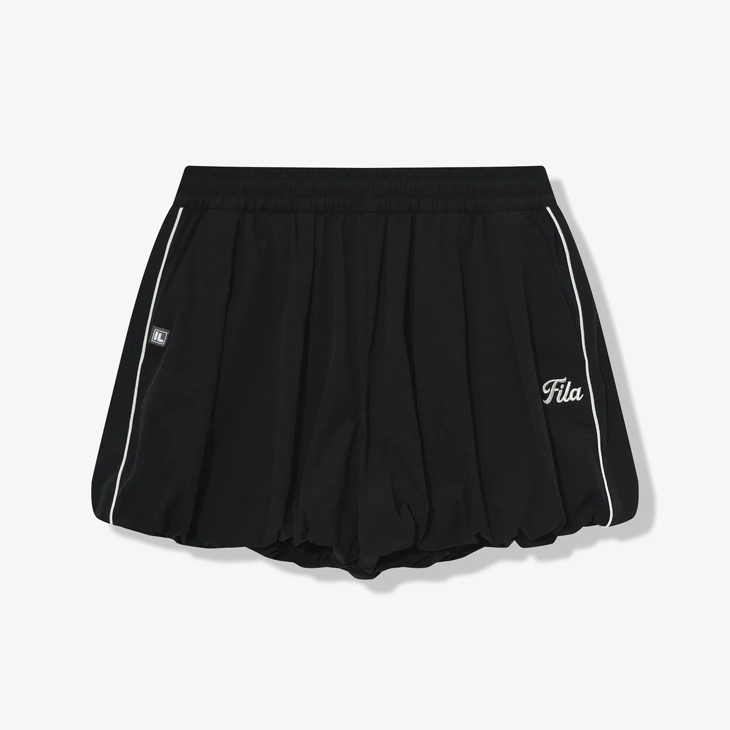 Детские шорты-юбка «Баллон» чёрные от Fila Kids — фото 2