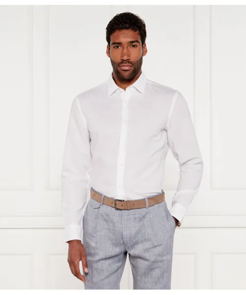 

Льняная рубашка c-hal-kent-c3-223 Casual fit Boss, белый