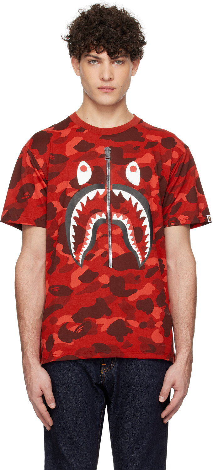 

Футболка камуфляжная Hark BAPE, красный