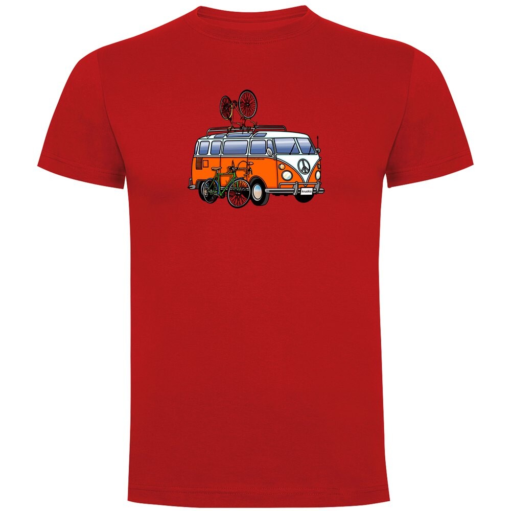 

Футболка Kruskis Hippie Van Bike, красный