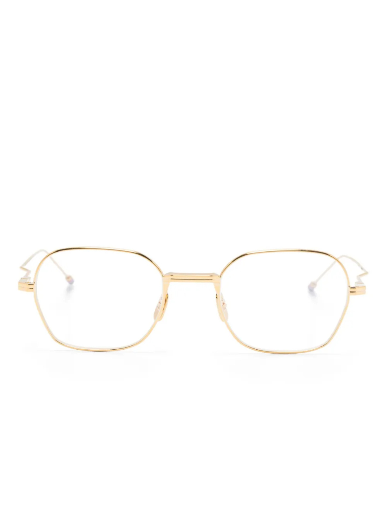 

Thom Browne Eyewear очки в квадратной оправе, золотой