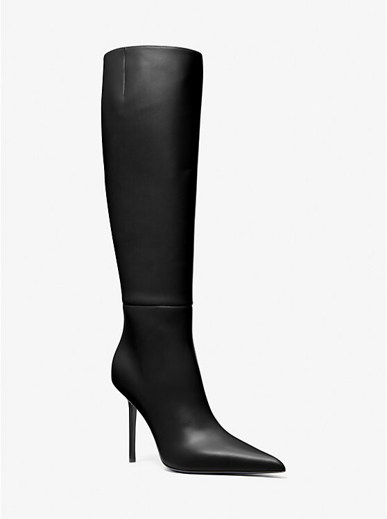 

Кожаные сапоги Angelina Michael Kors, черный
