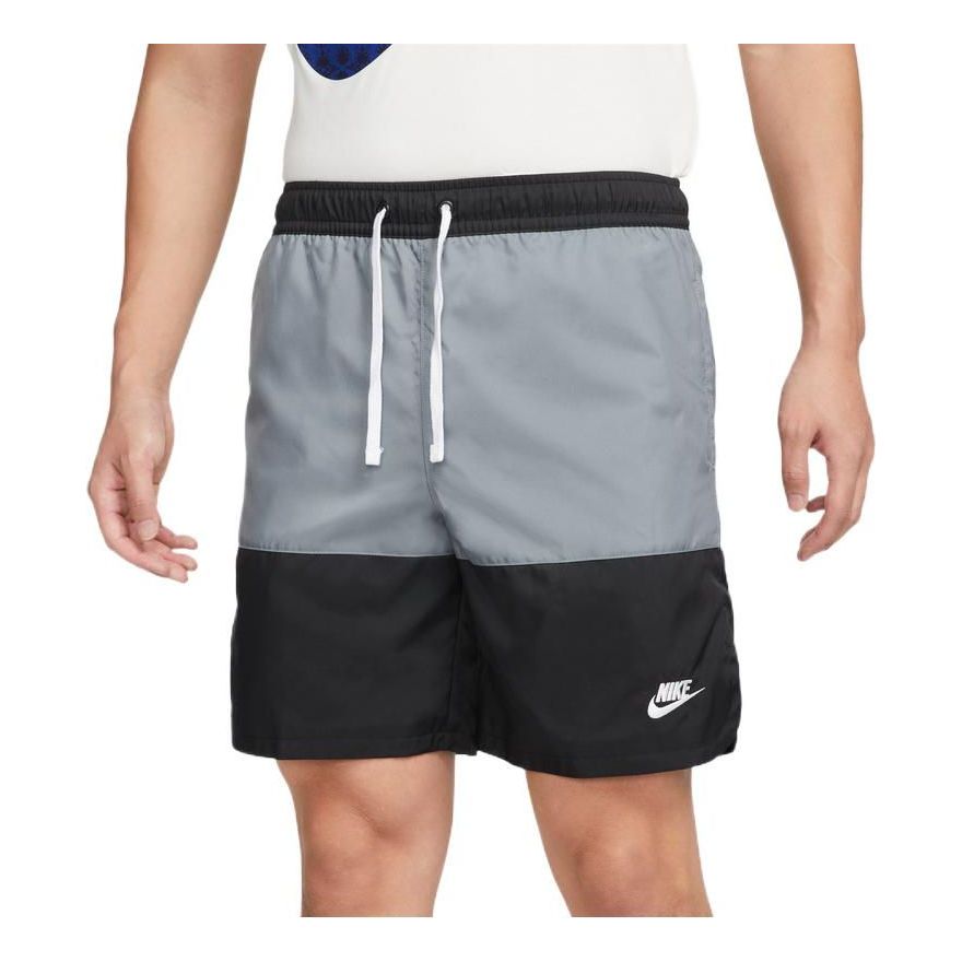 

Шорты Men's Nike Logo Printing Woven Athleisure Casual Sports Shorts Gray Black DM6832-010