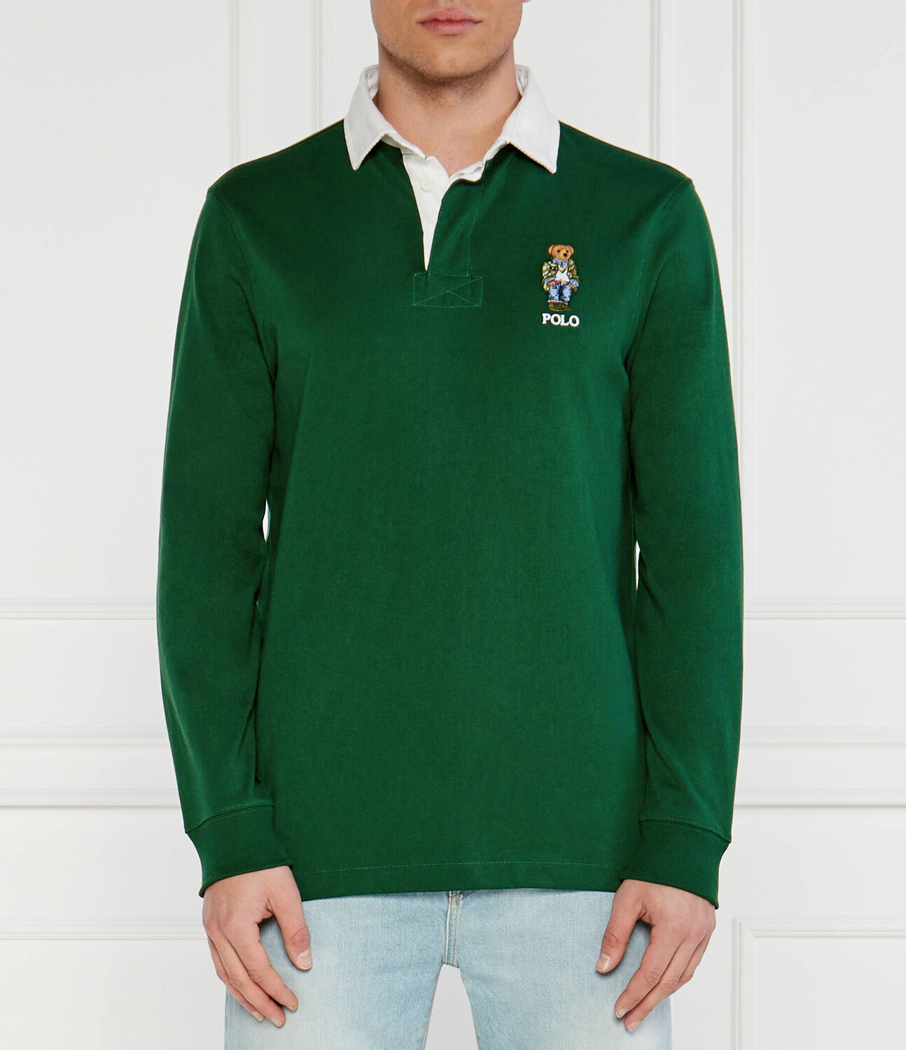 

Поло POLO RALPH LAUREN Classic fit, цвет verde bottiglia