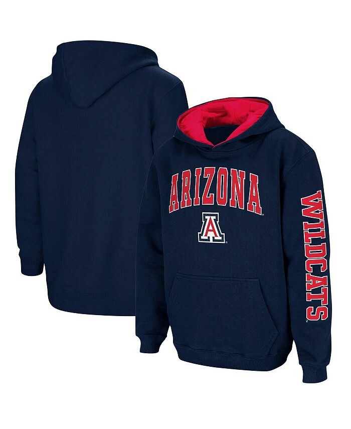 

Темно-синий пуловер с капюшоном Big Boys Arizona Wildcats 2-Hit Team Colosseum, синий