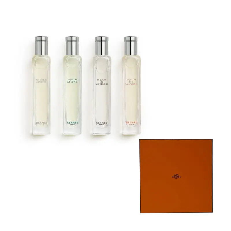 

Набор образцов туалетной воды garden, четыре предмета, туалетная вода 15 мл*4, подарок для девушки HERMES, Garden Collection 4-Piece Set