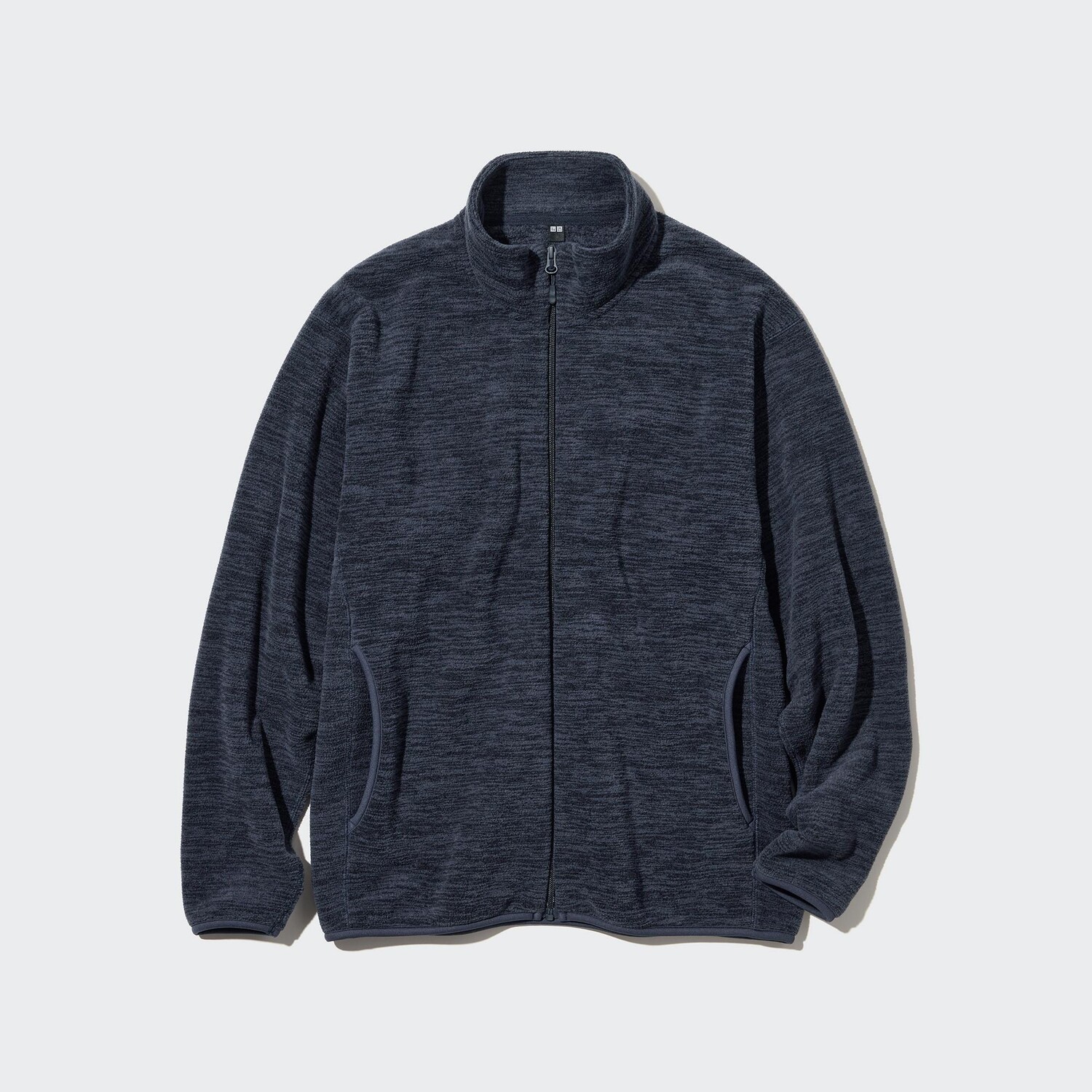 

Толстовка Heather Fleece на молнии Uniqlo, 08 темно-серый