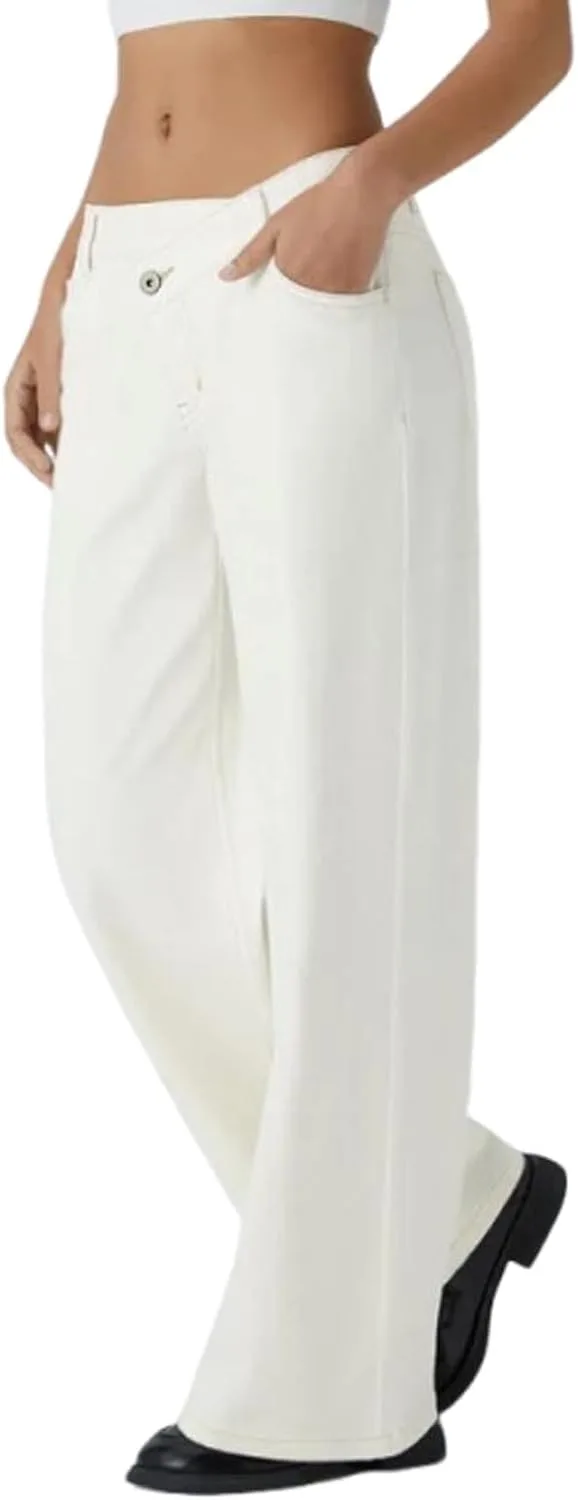 

Женские джинсы-бойфренды с высокой талией и прямым кроем