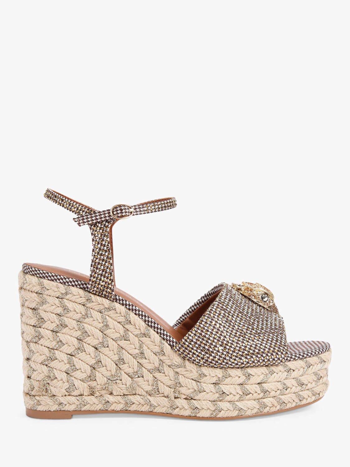 

Kurt Geiger London Kensington Эспадрильи на танкетке, бежевые
