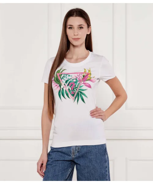 

Футболка Slim fit Guess Jeans, белый