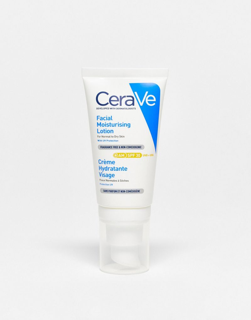 

CeraVe AM Увлажняющий лосьон для лица SPF30 с керамидами для нормальной и сухой кожи 52 мл