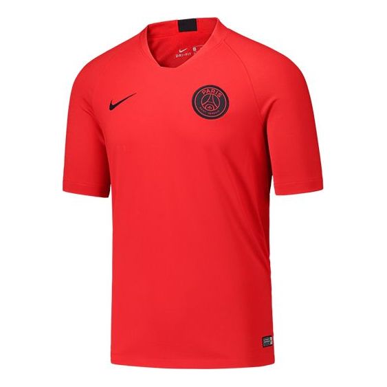 

Футболка Men's Nike Paris Saint-Germain 19-20 Season Greater Paris Tournament Training Short Sleeve Red T-Shirt, красный