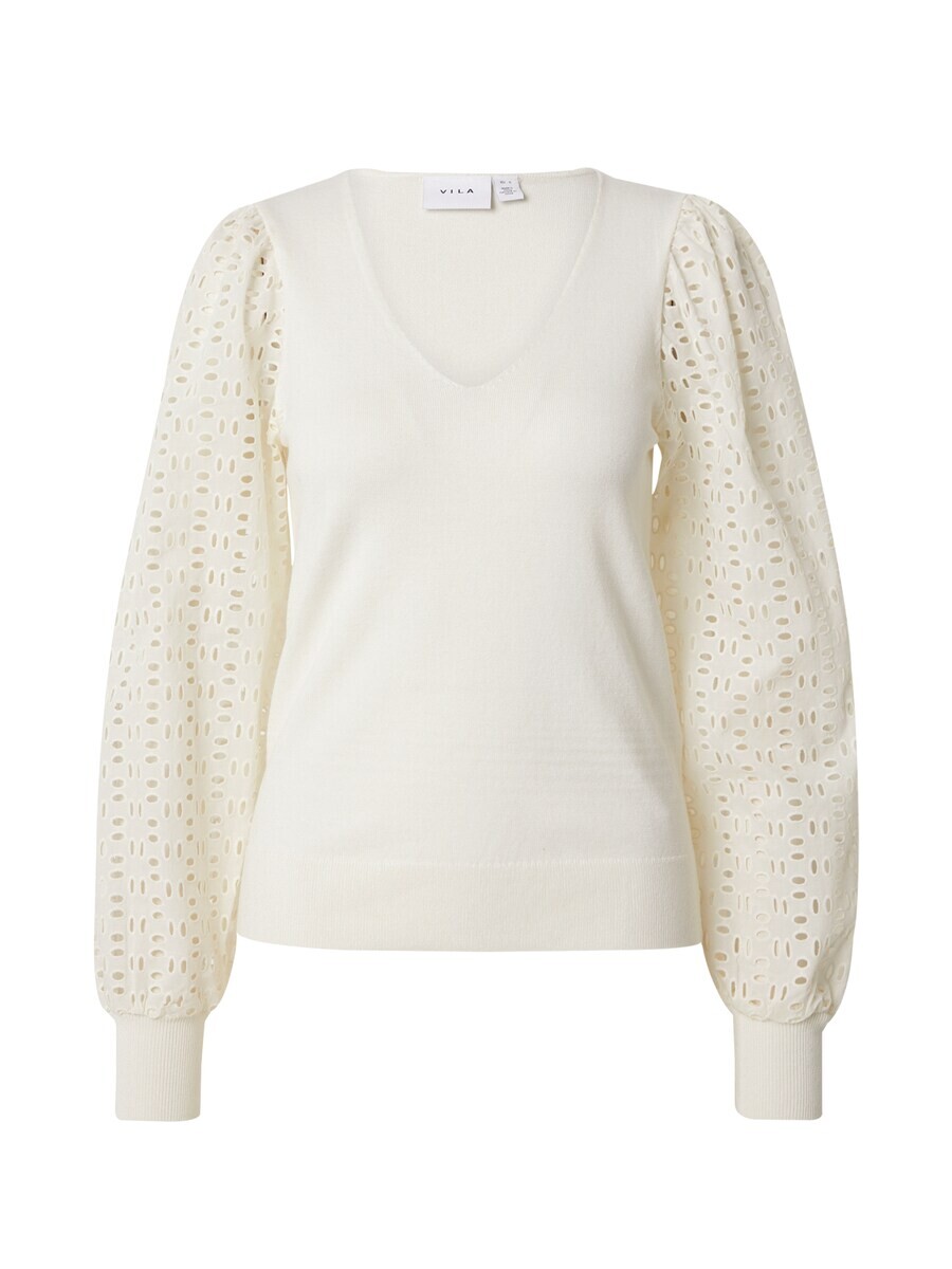 

Тонкий вязаный свитер VILA Sweater LACINE, белый