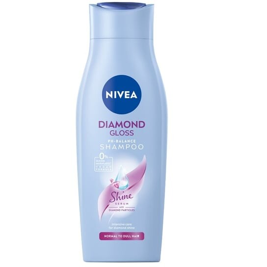 

Мягкий шампунь для волос Diamond Gloss 400мл Nivea
