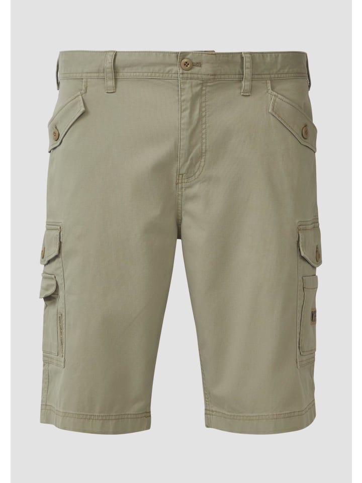 

s.Oliver Шорты Bermuda FILE in 7880_olivgrün