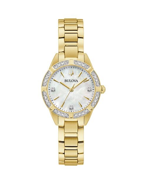 

Классические часы Sutton, 28 мм Bulova, цвет Silver