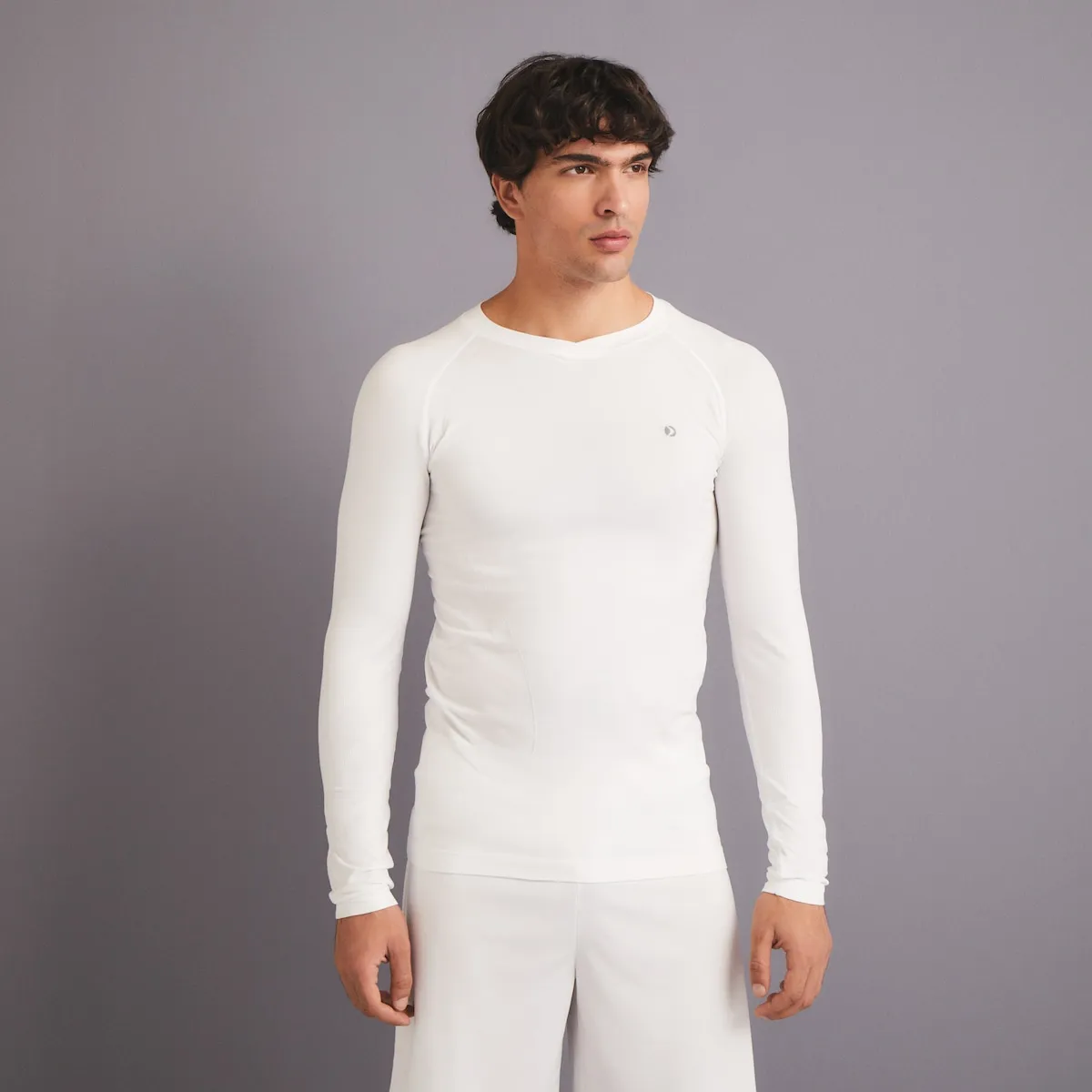 

Термобелье футбольное мужское с длинным рукавом Boomerang, белый