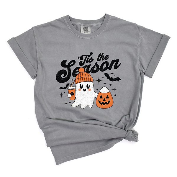 

Футболка Tis the season ghost retro Simply Sage Market, Grey, Серый, Футболка Tis the season ghost retro Simply Sage Market, Grey