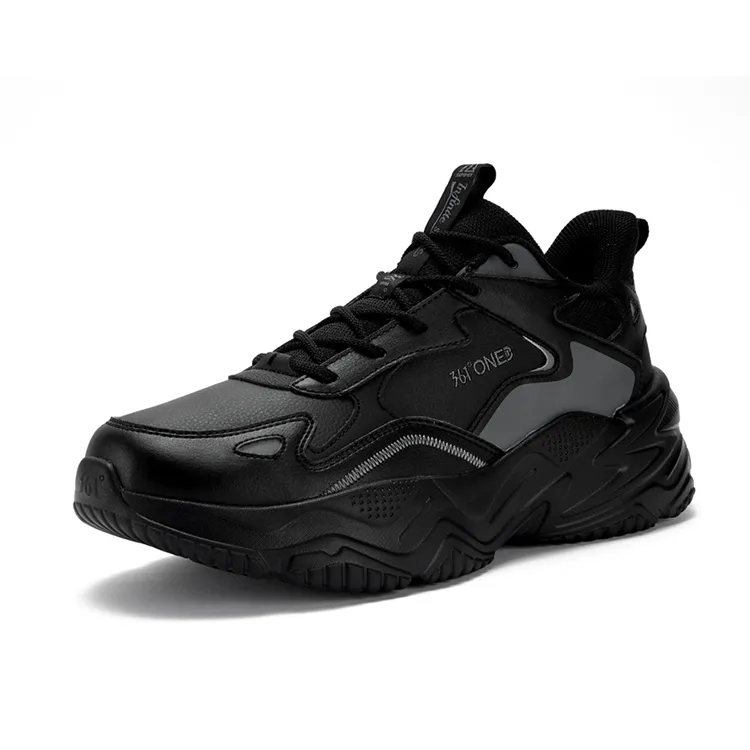 361° Кроссовки casual мужские Croissant 1.0 Abrasion Resistant Thermal Low top черные серые — фото 3