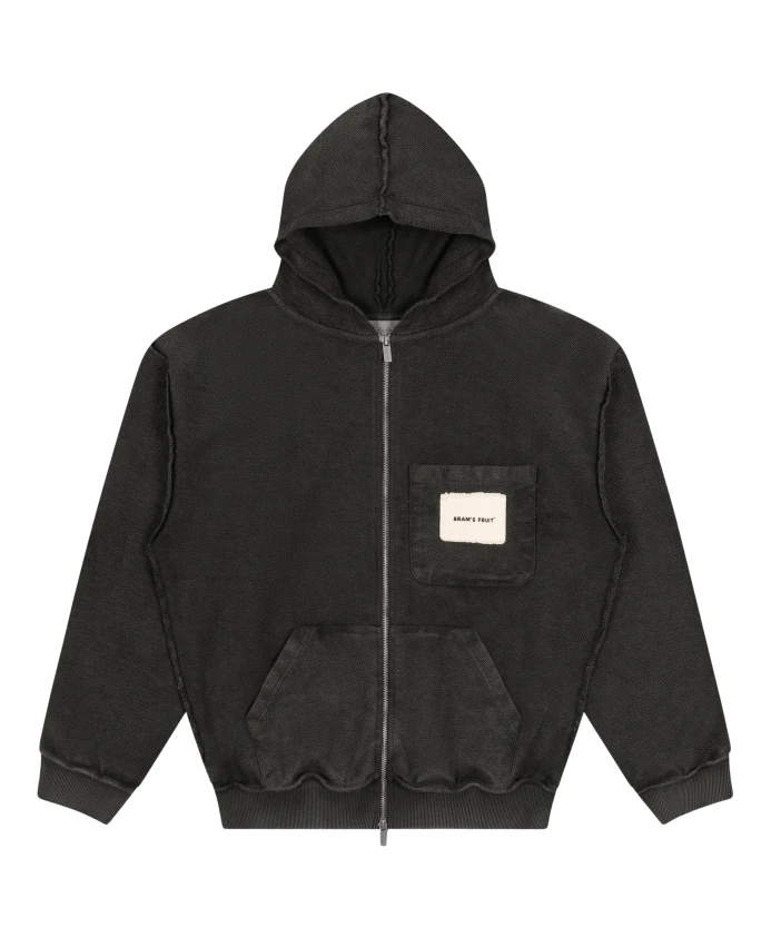 

Выцветшая толстовка на молнии Bram'S Fruit, черный