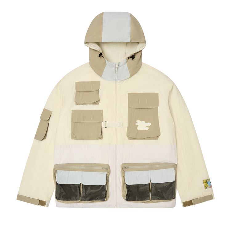 

Куртка KidSuper 10 Pocket Tech Jacket 'Cream', кремовый